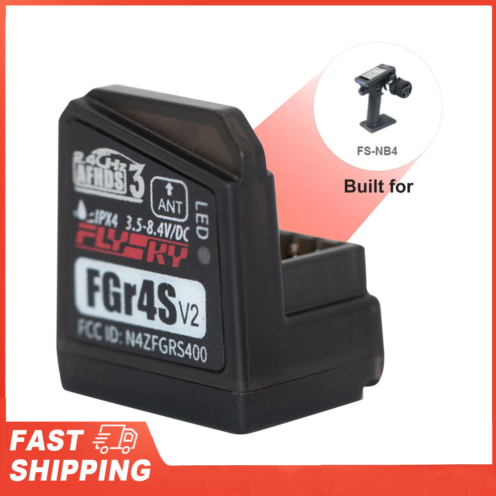 Flysky Transmitter - Flysky FGR4S V2 Alıcı AFHDS Tek