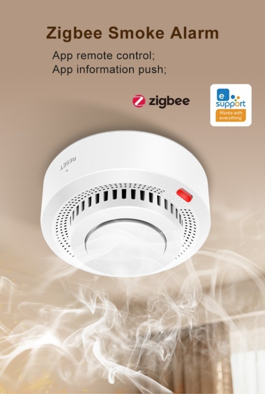 Smoke Stopper - EWelink Zigbee Akıllı Duman Alarmı Pilli,