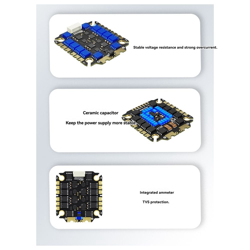 4 In 1 Esc - 3-8S 32Bit 75A 4'ü 1 Arada