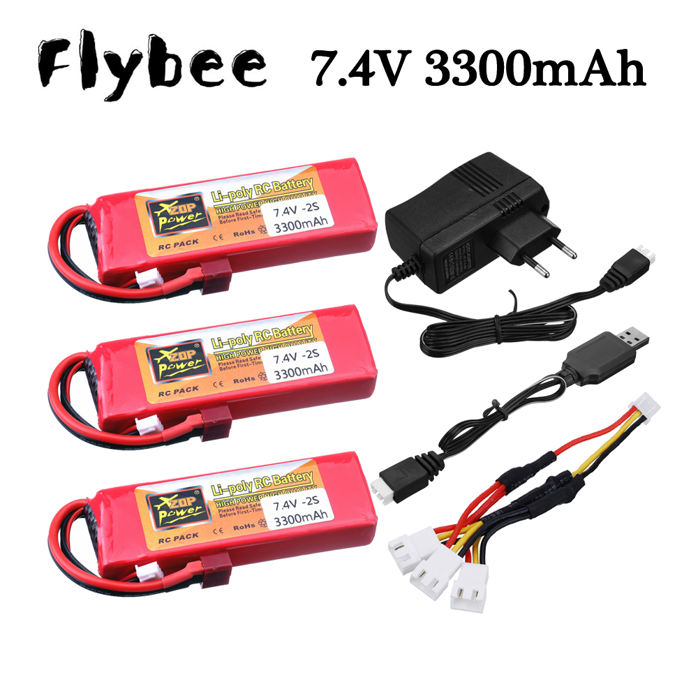 Balance Charger Rc - 2S 7.4V 3300mAh Lipo pil şarj