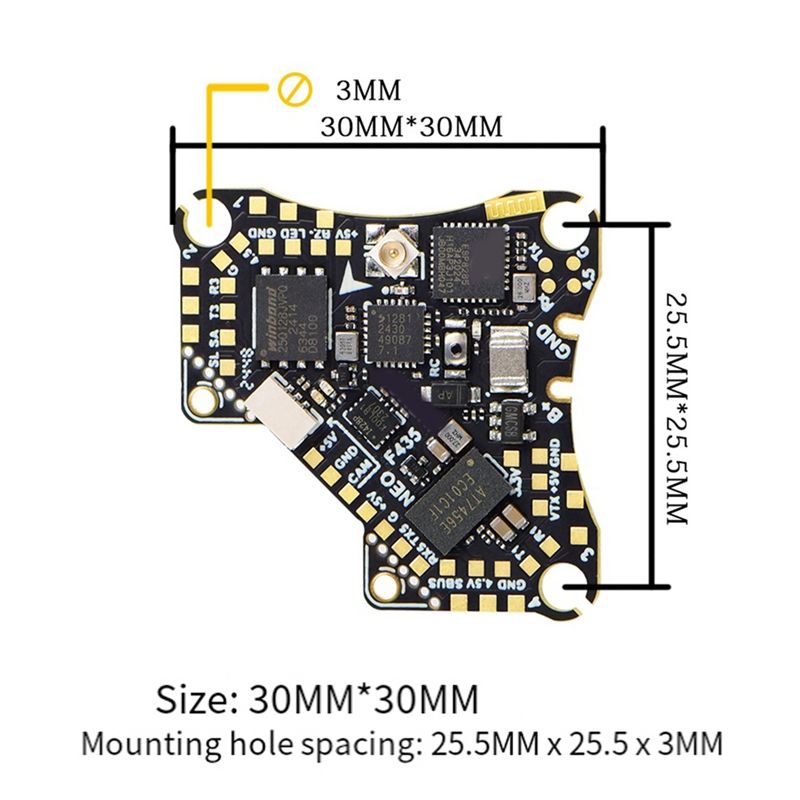 FBIL-F435 NEO 1S AIO Uçuş Kont - 4 In 1 Esc incelemesi ve fiyatı