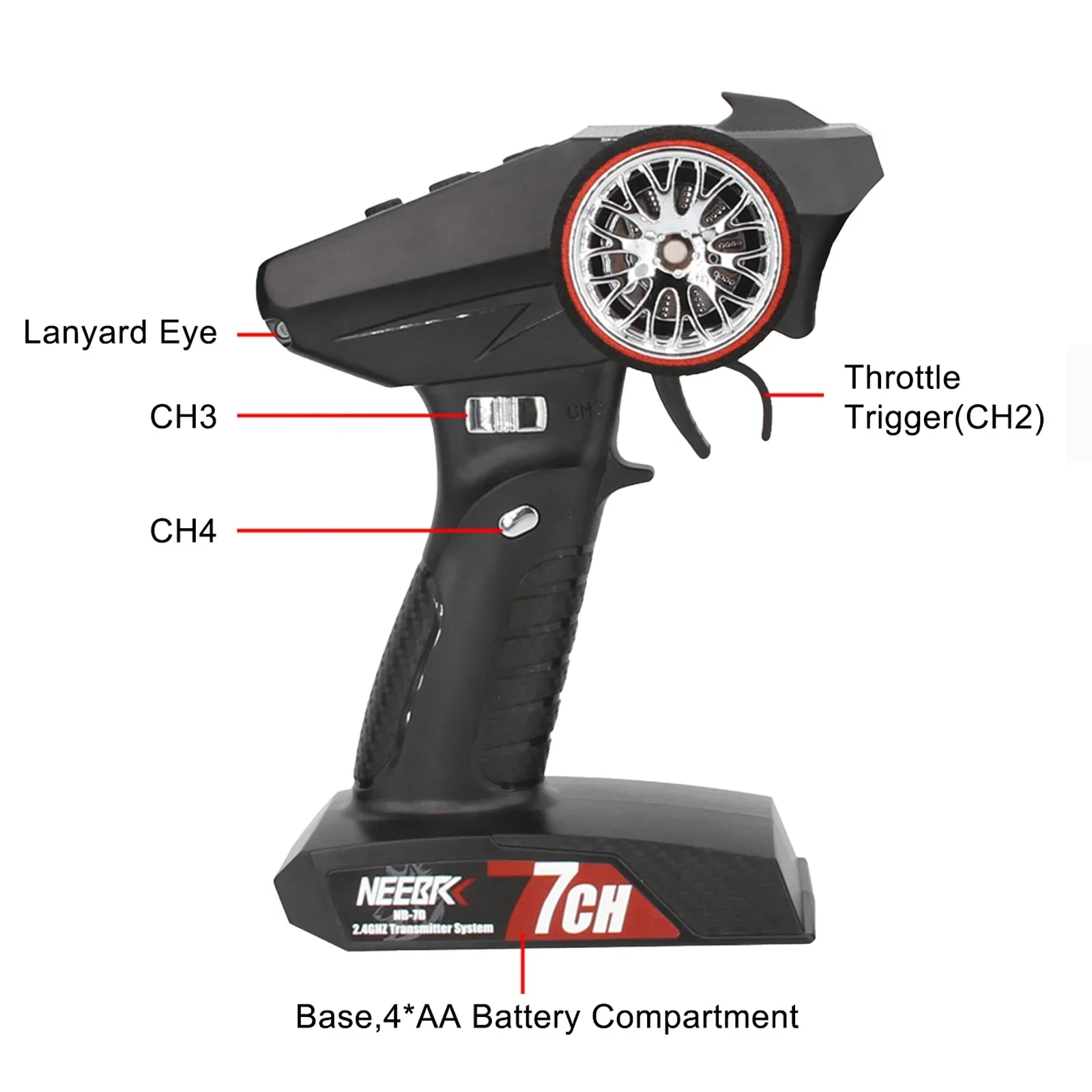 NEEBRC 7CH 2.4 Ghz Radyo Siste - Radio Transmitter 2.4Ghz incelemesi ve fiyatı