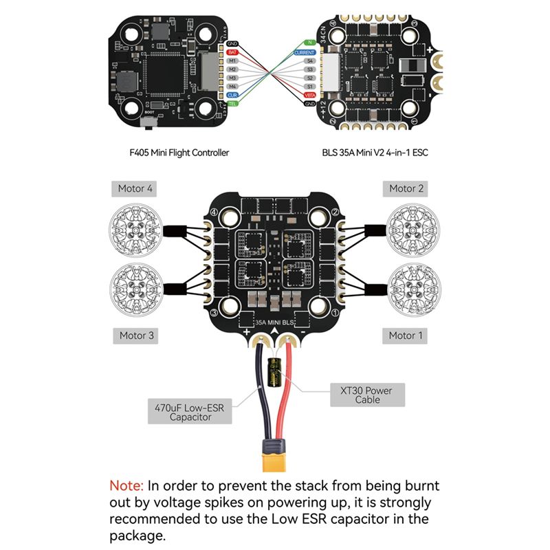 Speedybee F405 Mini Stack BLS  - Betaflight Fc incelemesi ve fiyatı