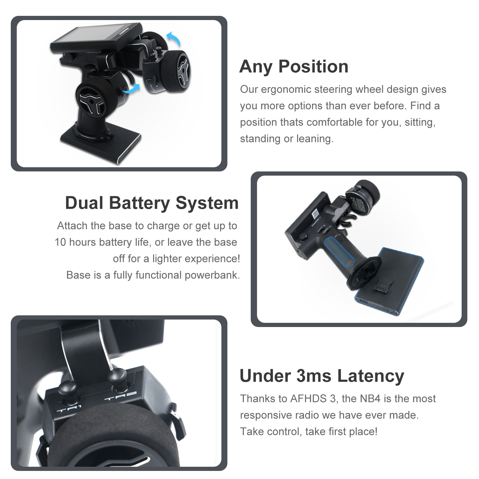 Flysky Noble NB4+ 2.4G 8CH Rad - Flysky Transmitter incelemesi ve fiyatı
