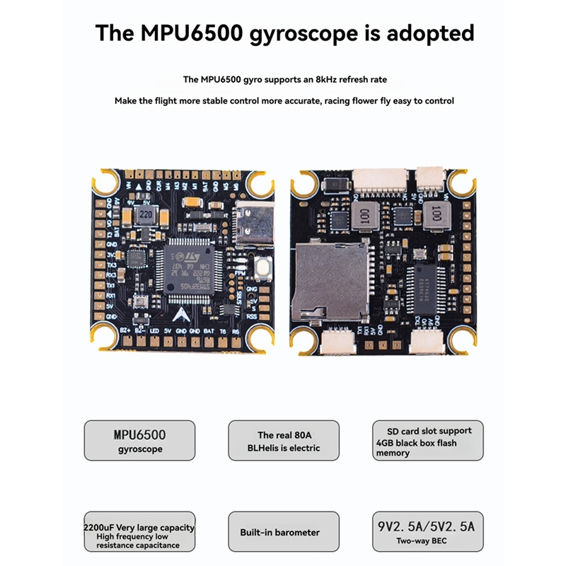 80A+F405/F722 STACK, 13 inç FP - Drone Esc incelemesi ve fiyatı