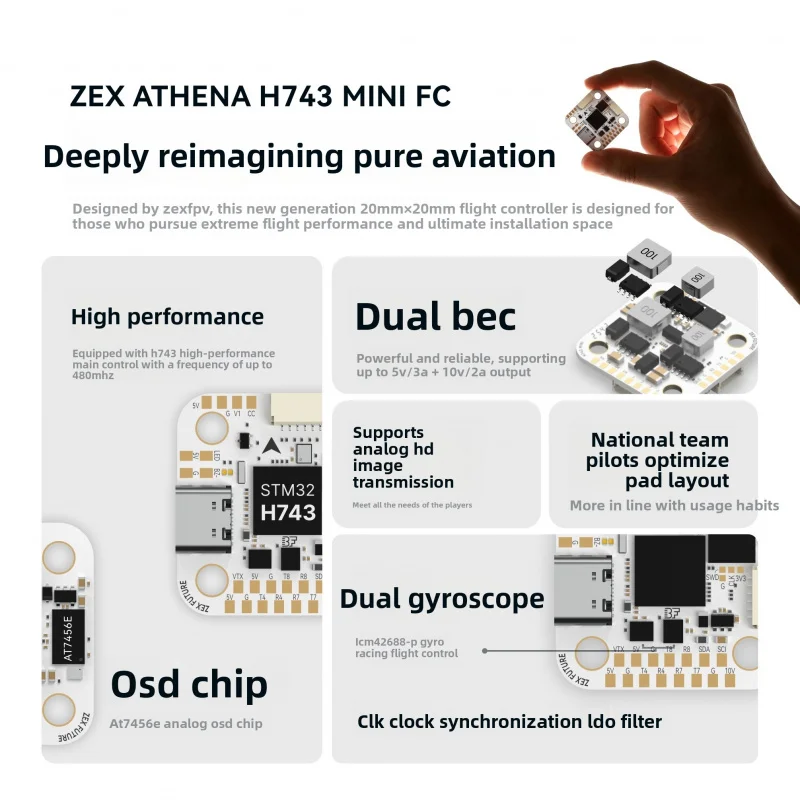 SkyDElZEX ATHENA H743 Mini Uçu - Betaflight Fc incelemesi ve fiyatı