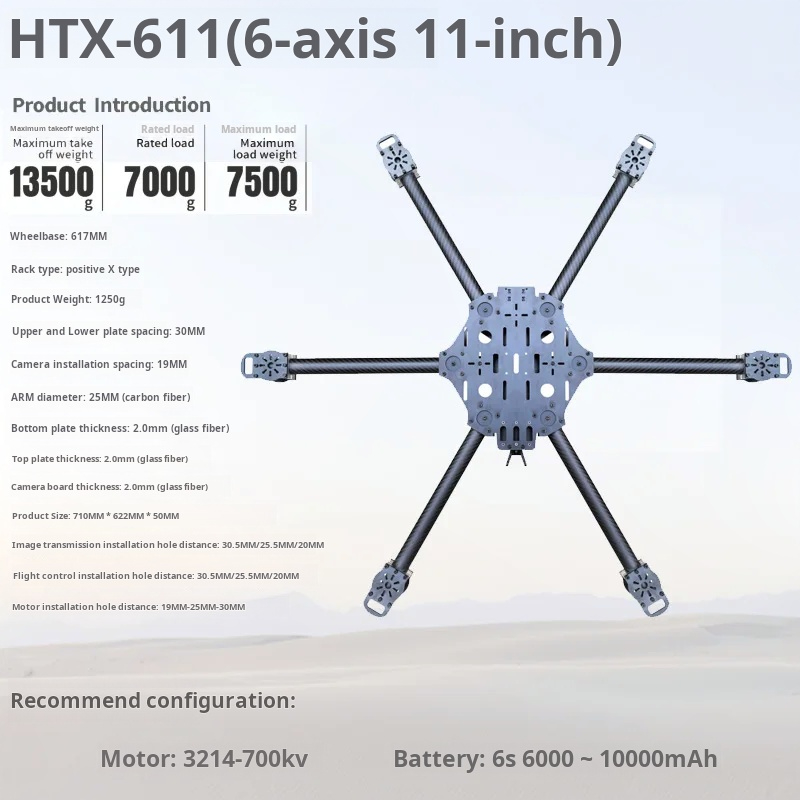 Çapraz Makine Altı Eksenli 11/ - Carbon Fiber Drone Frame incelemesi ve fiyatı