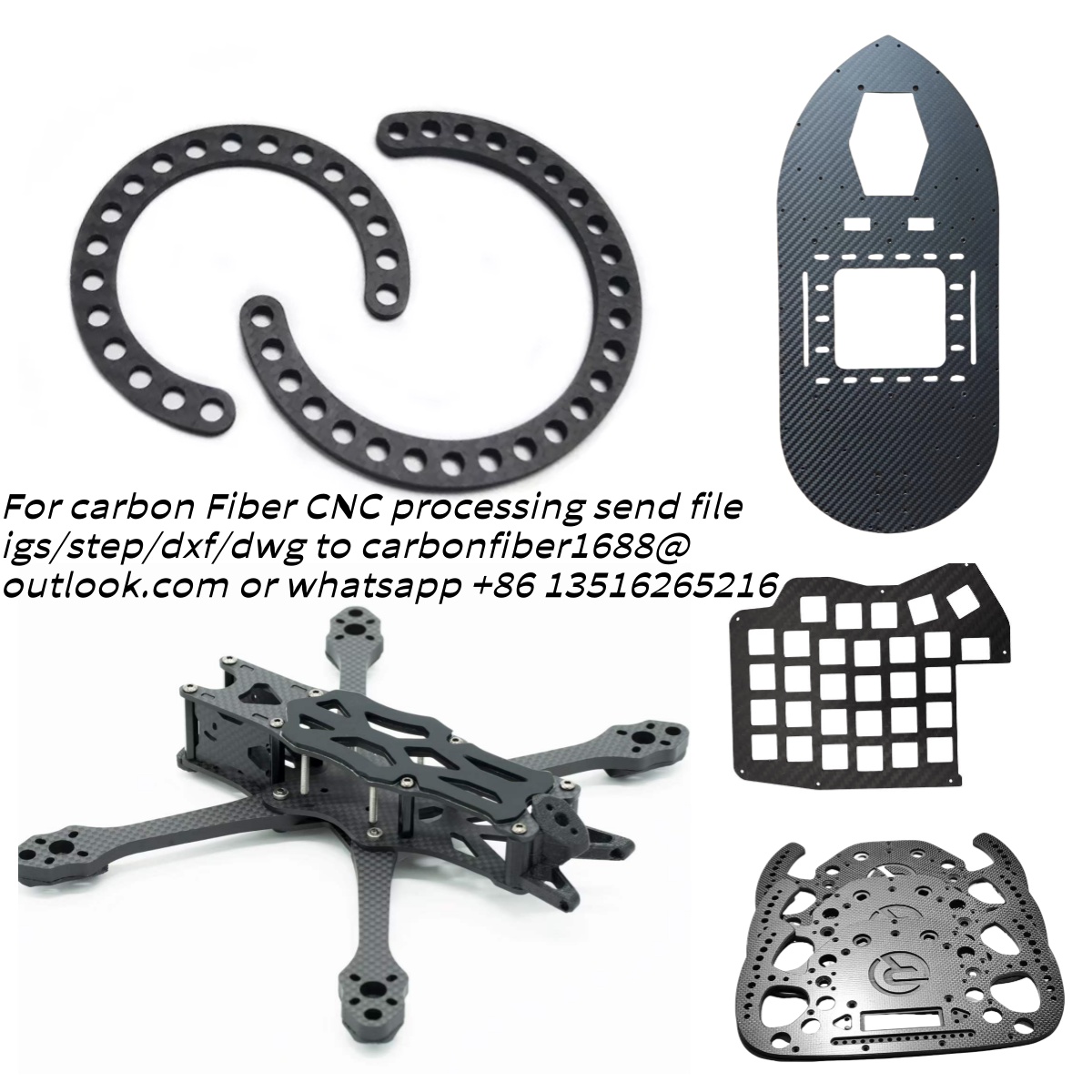 Karbon Fiber Levha Plaka İşlem - Carbon Fiber Drone Frame incelemesi ve fiyatı