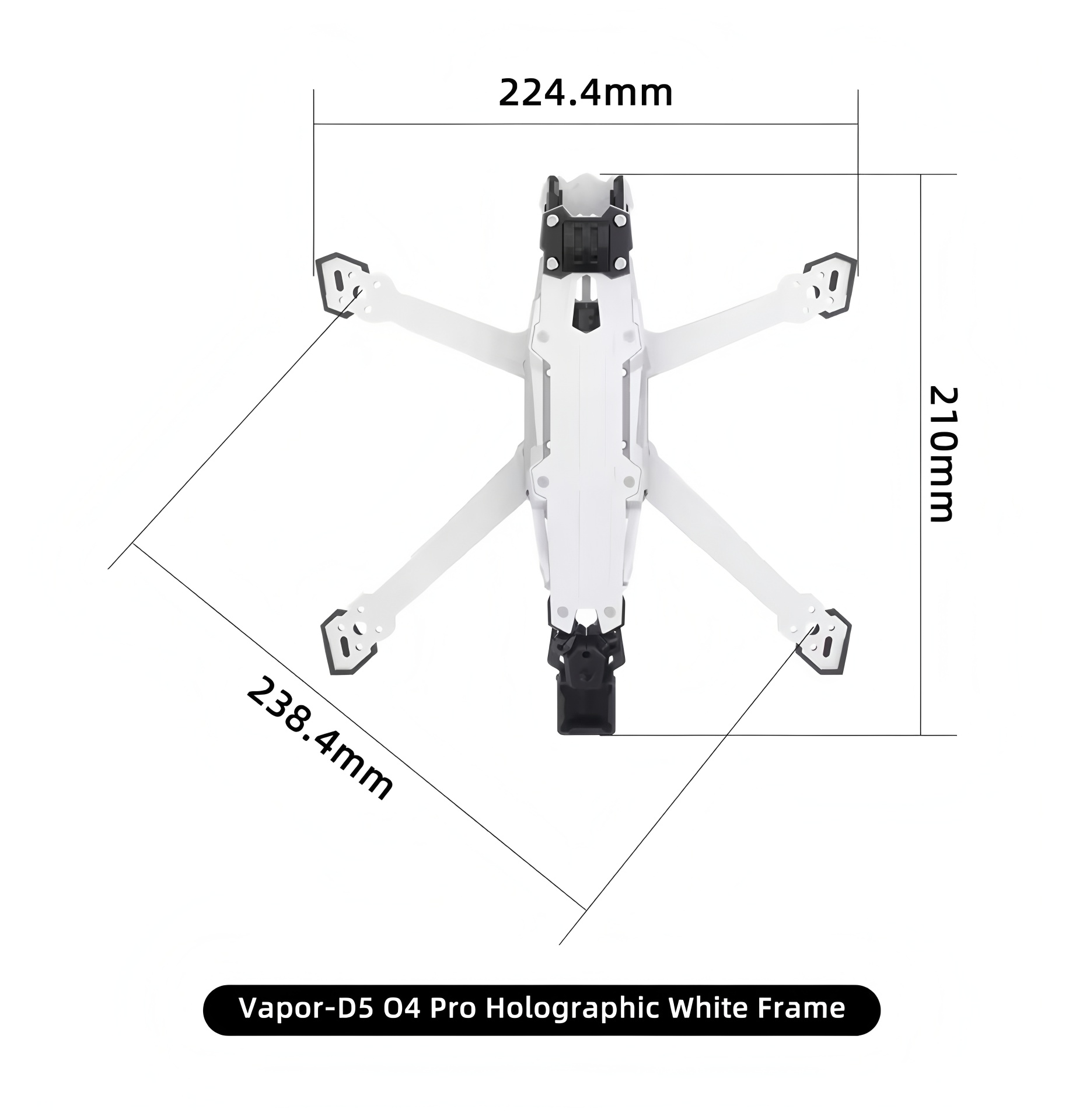 GEPRC Vapor D5/x5/x6 O4 Pro Çe - Carbon Fiber Drone Frame incelemesi ve fiyatı