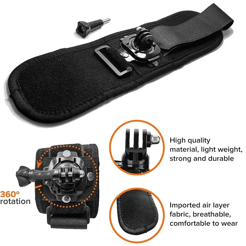 360 ° dönebilen bilek kayışı d - Runcam Camera incelemesi ve fiyatı