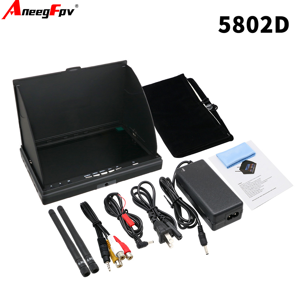 LCD5802D LCD5802S 7 İnç 5.8G 4 - Fpv Goggles incelemesi ve fiyatı