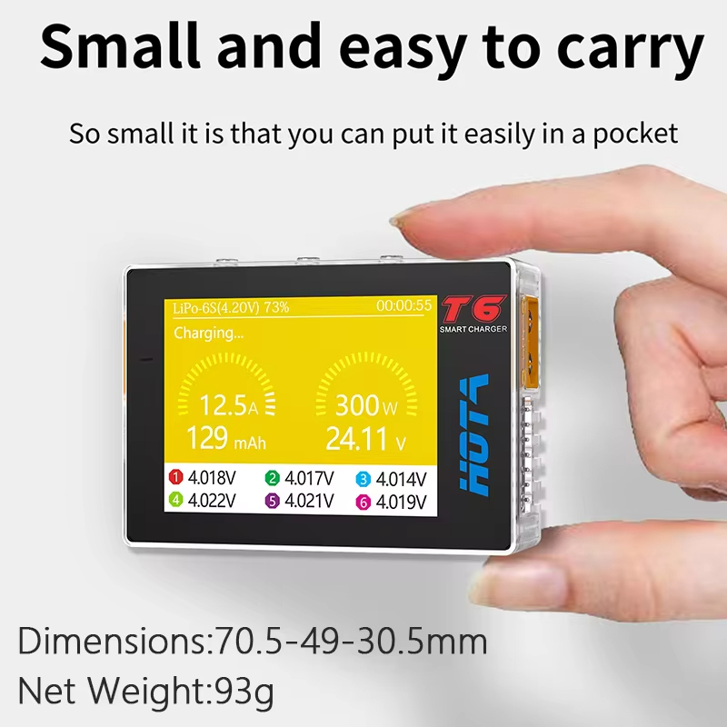 HOTA T6 300W akıllı şarj 15A 1 - Balance Charger Rc incelemesi ve fiyatı