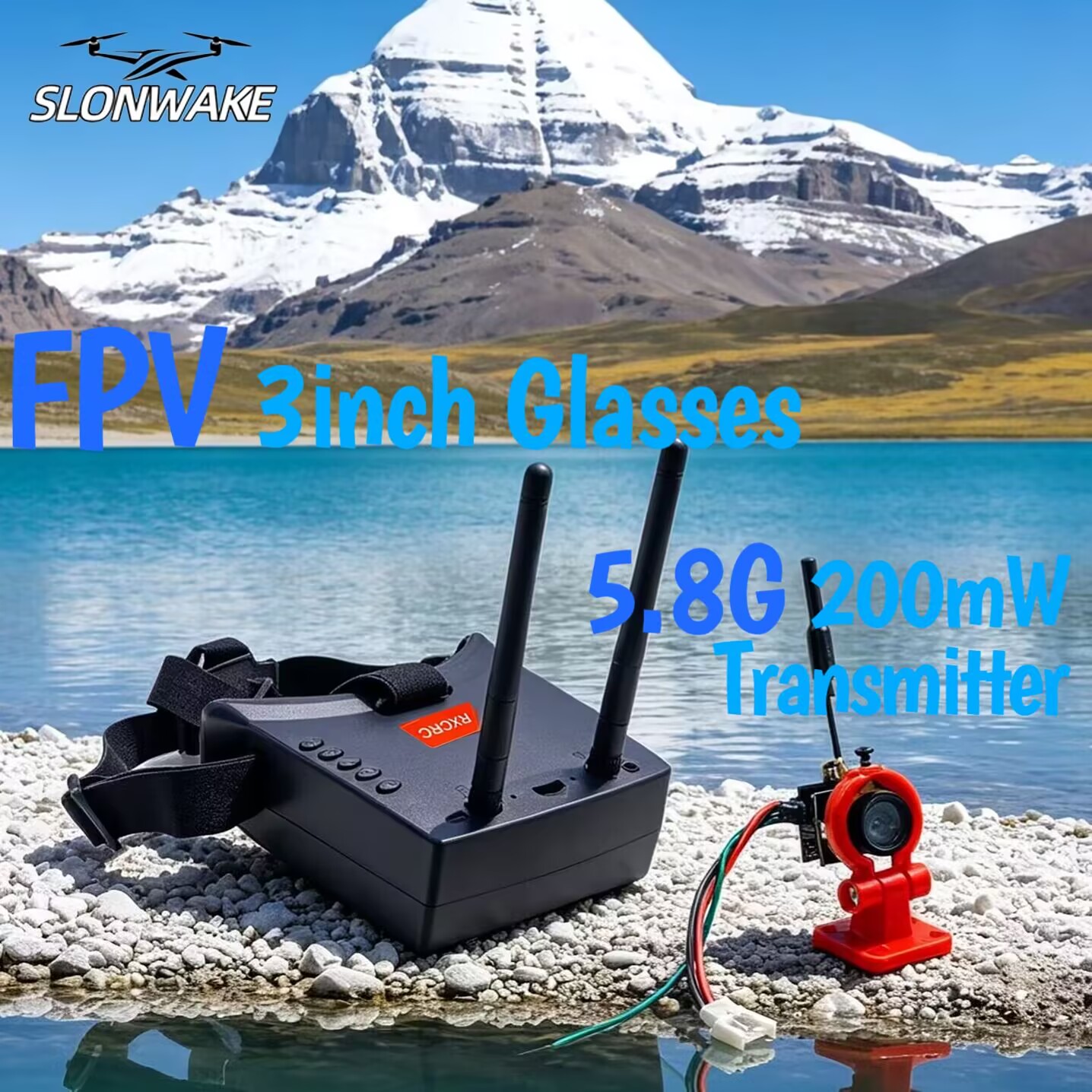 SLONWAKE 5.8G Analog VTX İleti - Analog Fpv Camera incelemesi ve fiyatı