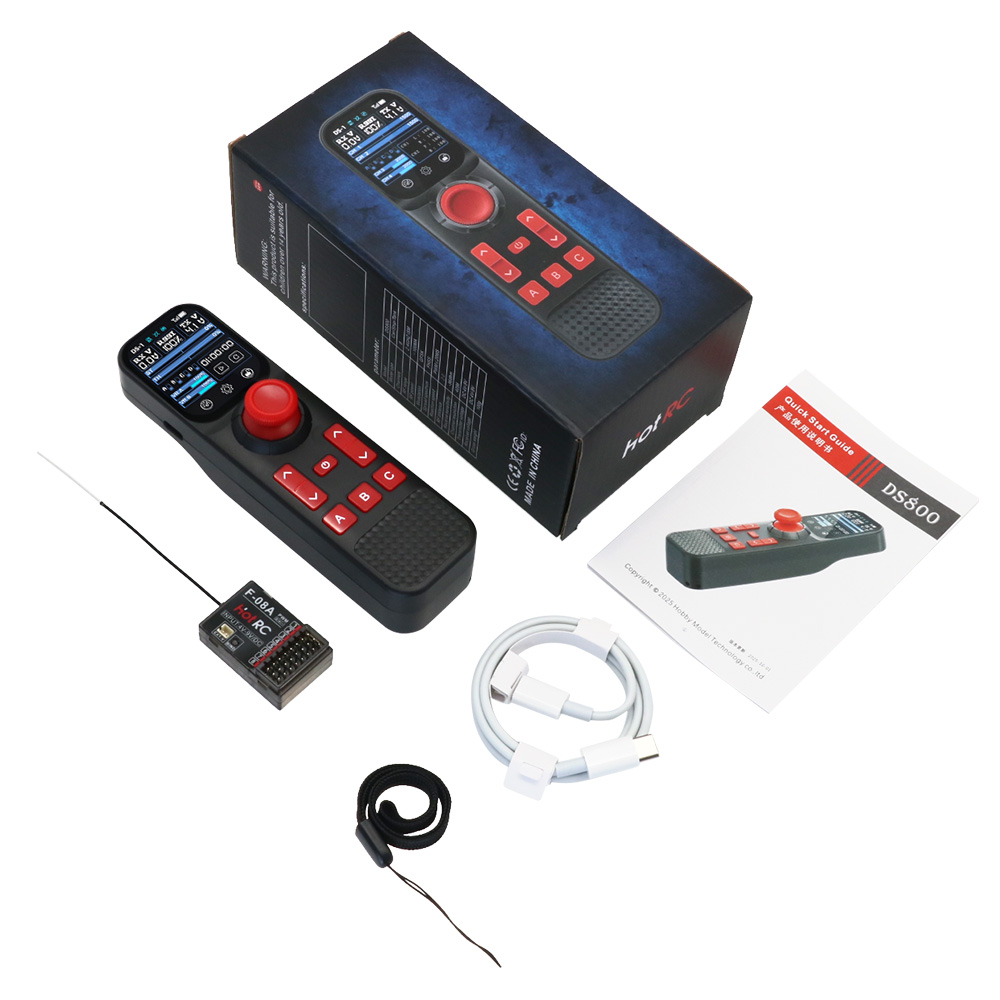 Hotrc DS-800 2.4Ghz 8CH FHSS U - Radio Transmitter 2.4Ghz incelemesi ve fiyatı